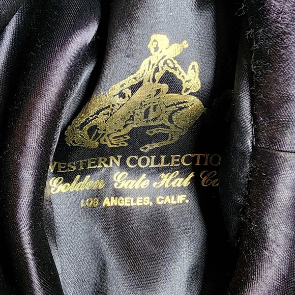 Golden Gate Hat Co, Western Collection wool-blend black hat. - Picture 12 of 16